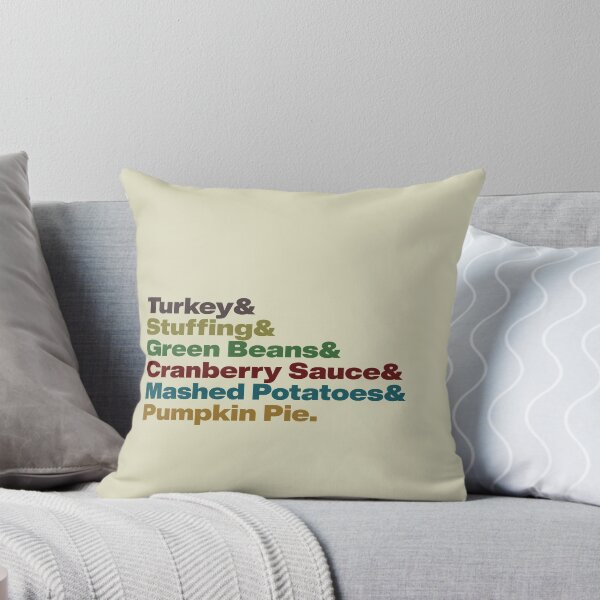 Item preview, Thanksgiving food list- Turkey & Stuffing & Green Beans & Cranberry Sauce & Mashed Potatoes & Pumpkin Pie designed and sold by tziggles.