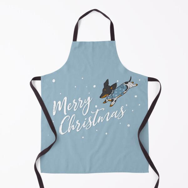 Item preview, Merry Christmas Dachshund Piebald Brindle designed and sold by Reiyankhairina.