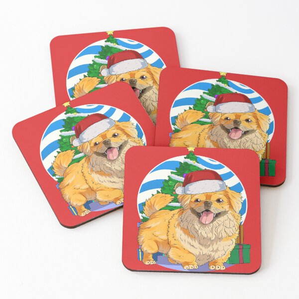 Item preview, Pekingese Dog Santa Christmas Tree Ornament Decor designed and sold by Nosek1ng.