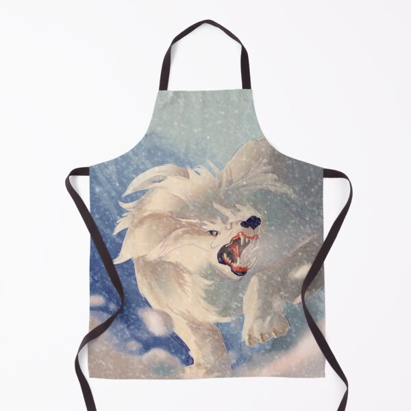 Item preview, Giant Snarling Snow Wolf designed and sold by Pixelvania.