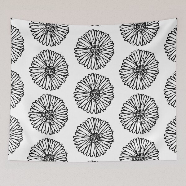 Item preview, messy daisy doodle designed and sold by emmaginationart.