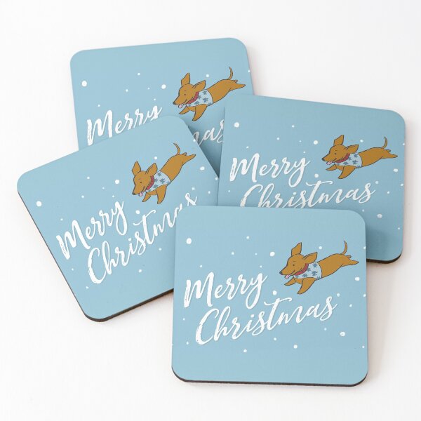Item preview, Merry Christmas Dachshund Brown designed and sold by Reiyankhairina.