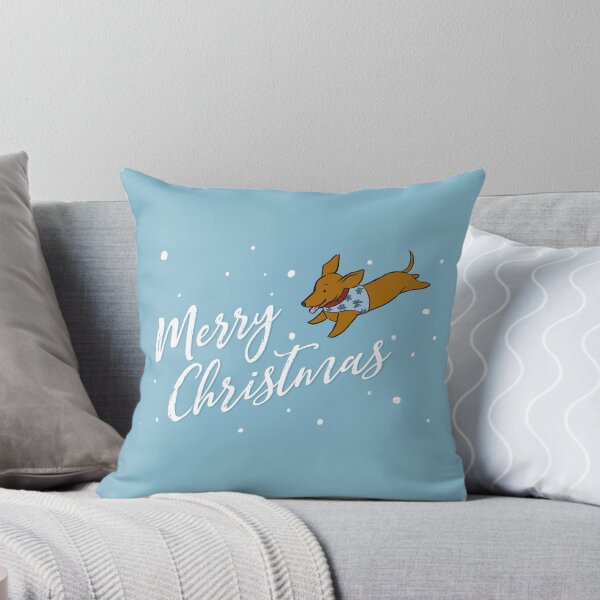 Item preview, Merry Christmas Dachshund Brown designed and sold by Reiyankhairina.