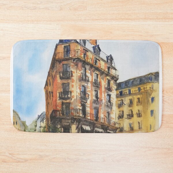 Item preview, Paris Urbanscape Watercolor Painting designed and sold by SoupSouka.