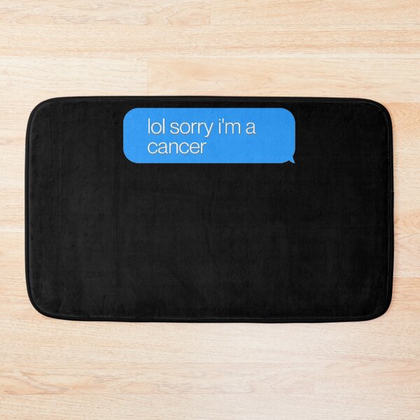 Item preview, Lol Sorry I'm a Cancer- Funny Zodiac Phone Message Quote.  designed and sold by Sutra-Lotus-Co.