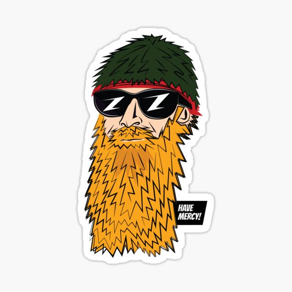 Reverend Billy Gibbons ZZ Top Sticker