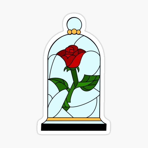 Item preview, Stained Glass Rose designed and sold by Haley Stanaford.