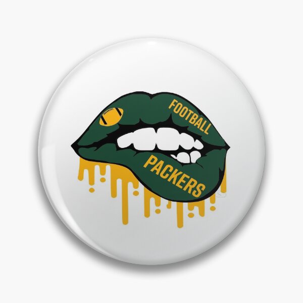 Item preview, Vintage Retro Packers Football Lips designed and sold by ArtistThara.