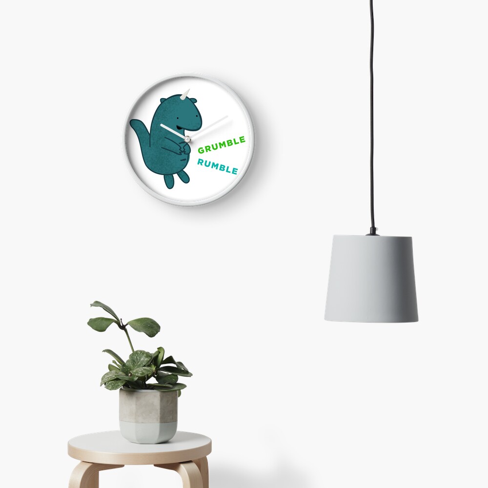 More Hungry Little Belly Monster Clock