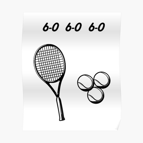 "bagel tennis" Poster by Phashion Redbubble