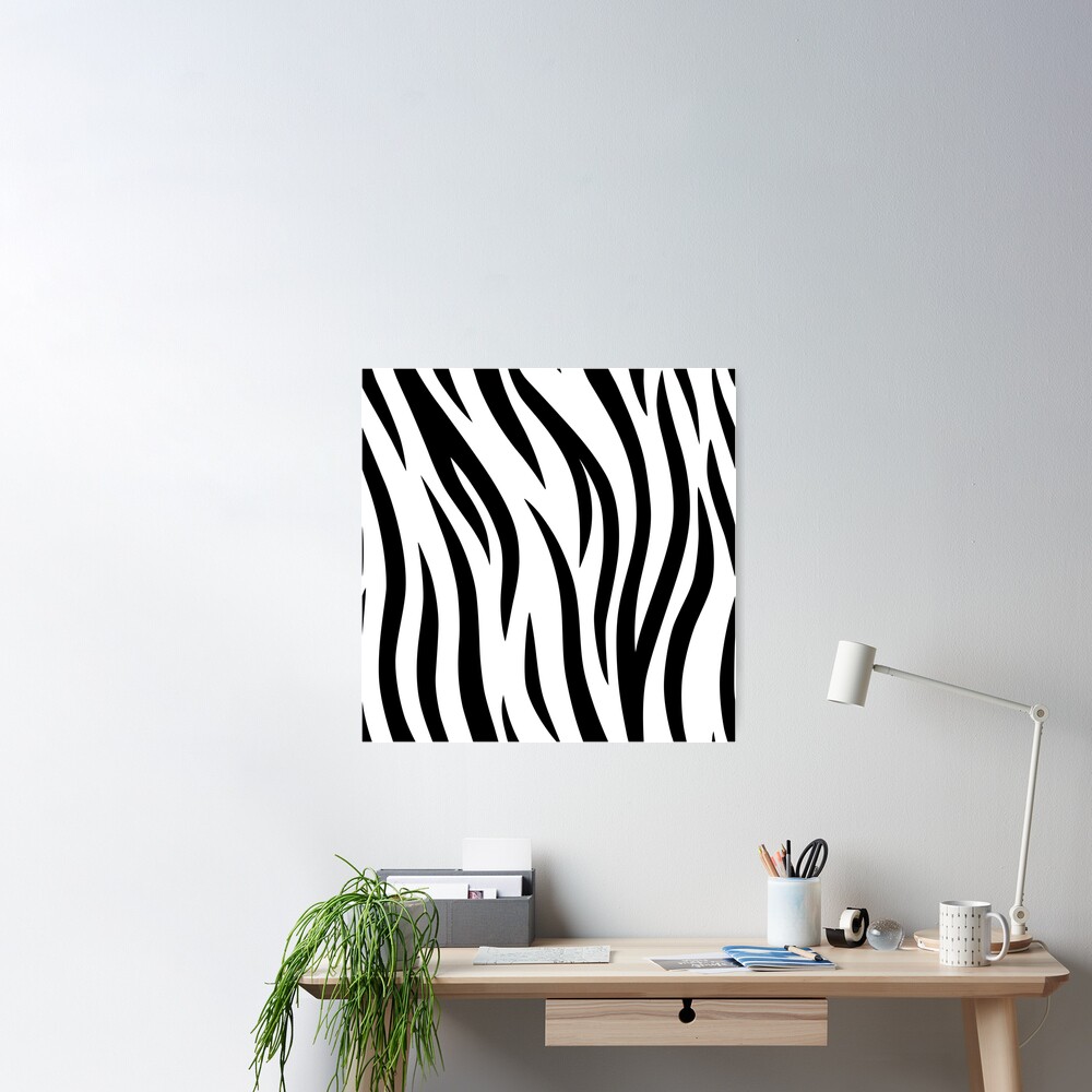 White Tiger Stripes  Poster for Sale by S-ivanov