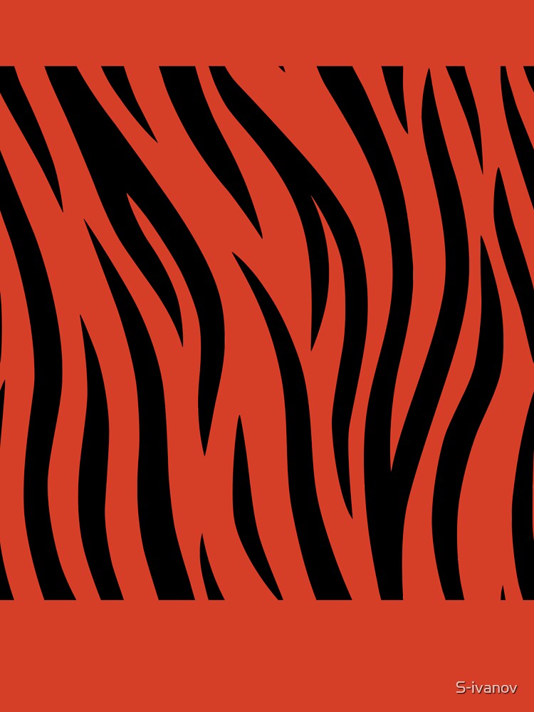 White Tiger Stripes  Sticker for Sale by S-ivanov