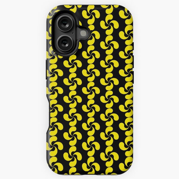 Vista previa del artículo con la obra «Cruz Vasca Lauburu Negra y Amarilla», diseñado y vendido por Circle64Shop.