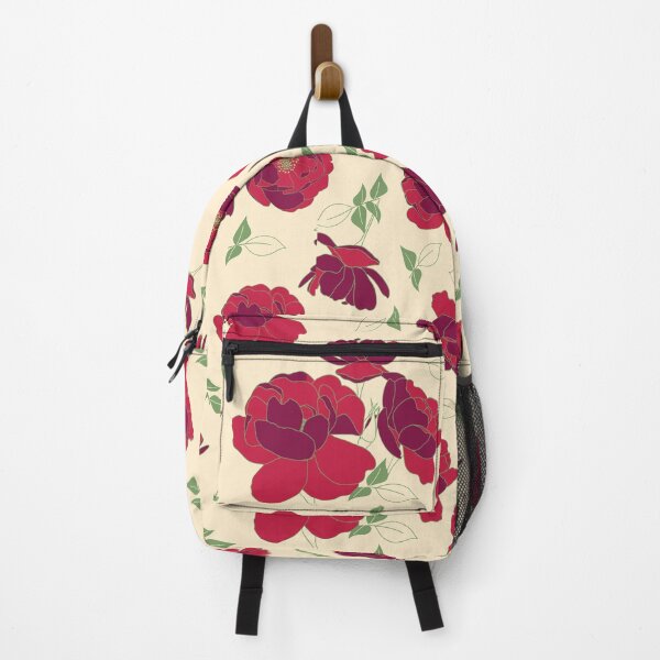 Item preview, English Roses in Cream and Red designed and sold by FEM-creative.
