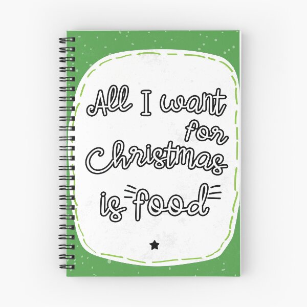 Item preview, Todo lo que quiero para Navidad es comida. designed and sold by MendesMay.