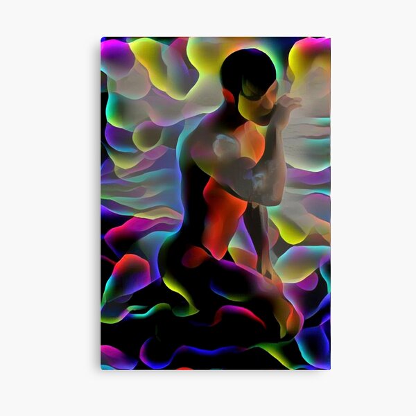 Le souvenir de son visage contre le mien Impression sur toile