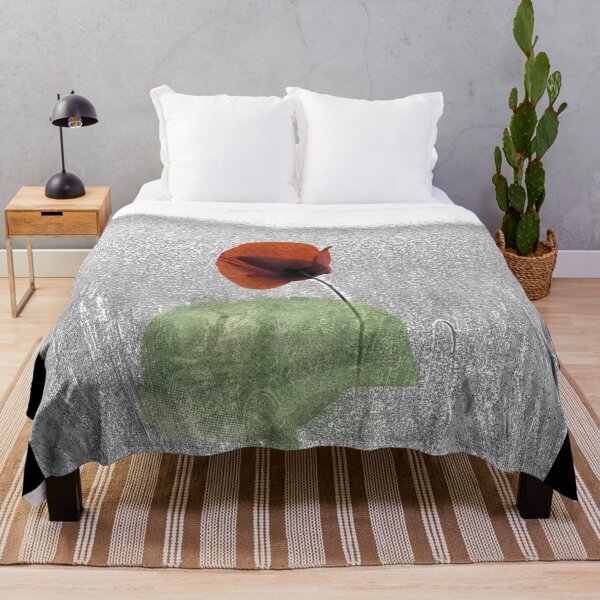 Item preview, Poppy field watercolor painting designed and sold by dreamofdenim.