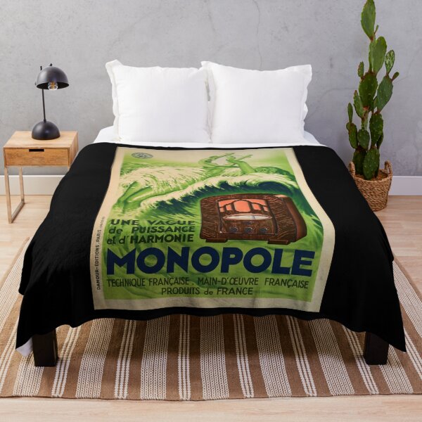 Item preview, retro monopole une vague de puissance et dharmonie vintage reclame designed and sold by CorasPosters.