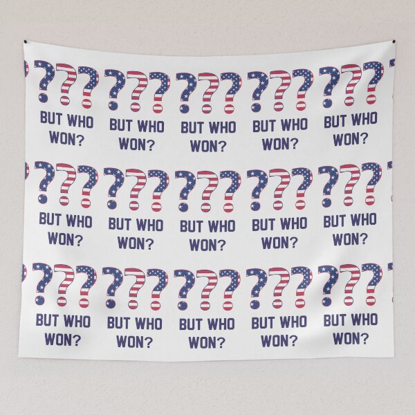Item preview, But Who Won? Who is the next President? designed and sold by ittybittyowl.