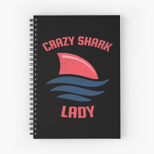 Item preview, Crazy Shark Lady Fin Distressed designed and sold by Coder-T.