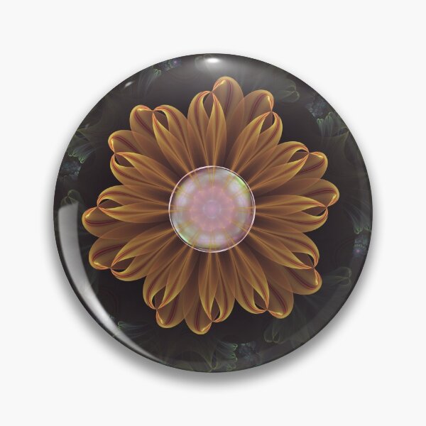 Item preview, Abloom in Autumn Leaves with Faded Fractal Flowers designed and sold by San Jaya Prime.
