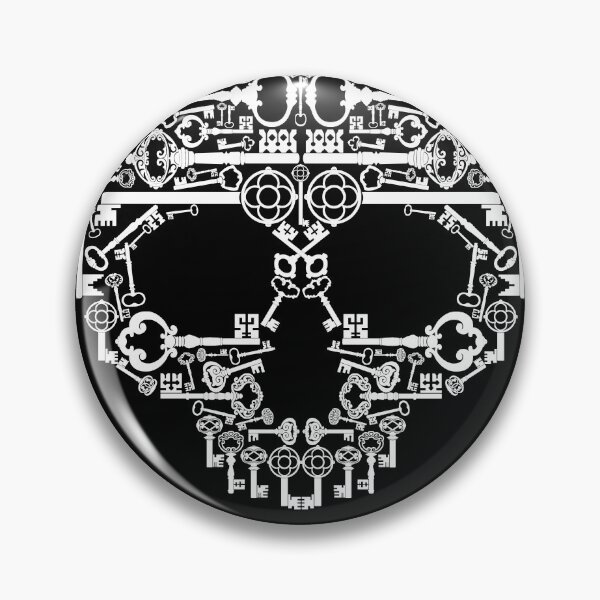 Item preview, HellsGate Haunted House Skeleton Key Skull designed and sold by TheZombieArmy.