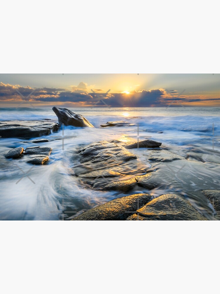 Dolphin Rock Point Cartwright Sunrise by AdrianAlford