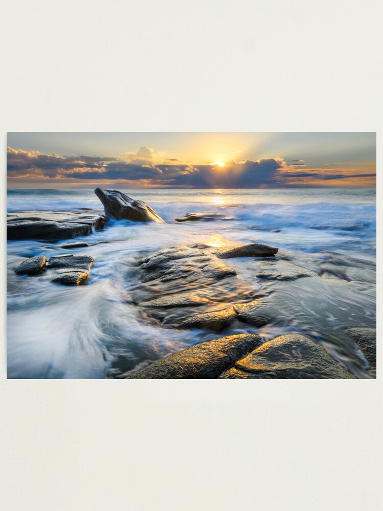 Alternate view of Dolphin Rock Point Cartwright Sunrise Photographic Print