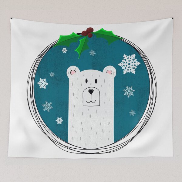 Item preview, Holiday Polar Bear designed and sold by Quick Brown Fox Canada.