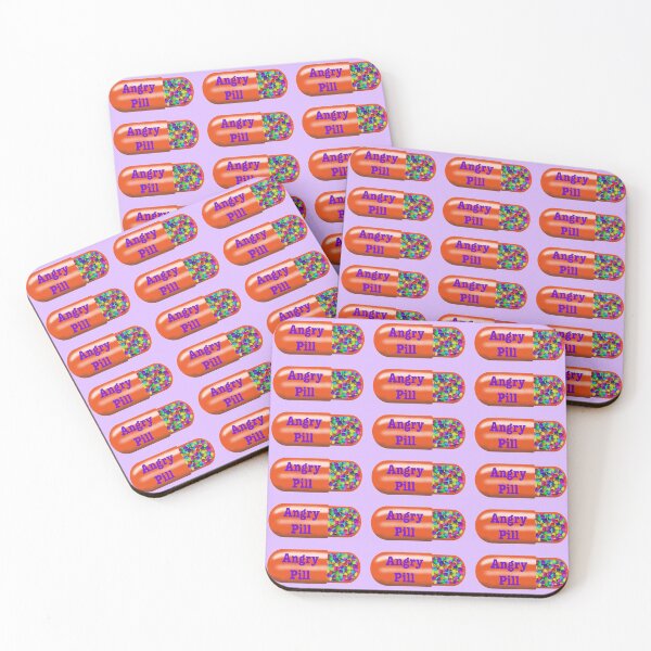 Item preview, Angry Pill designed and sold by Jocelyn Sperduto Art.