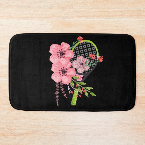 Item preview, floral tennis racquet designed and sold by PRINTED ..