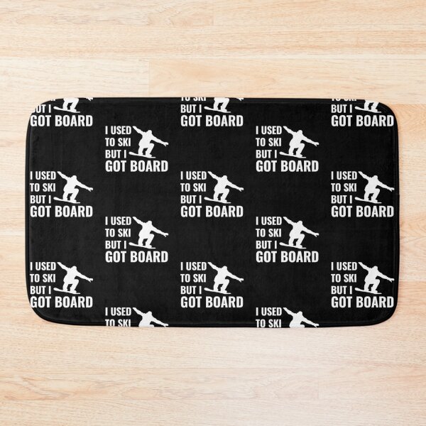 Item preview, Snowboarding Pun - I used to ski, but I got BOARD designed and sold by EstelleStar.