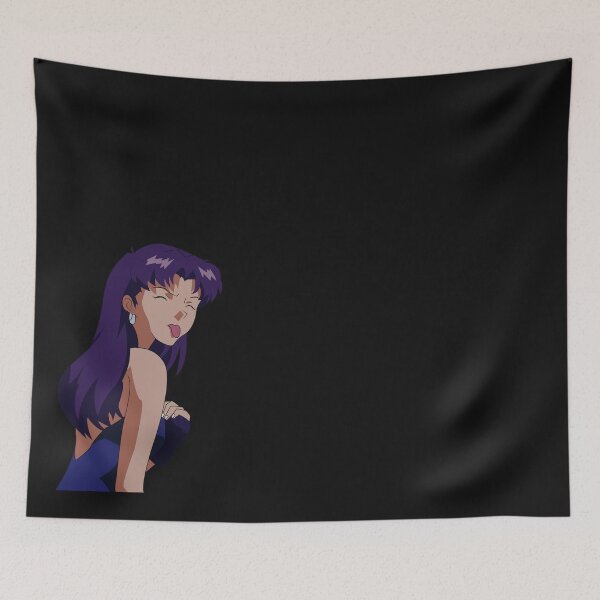 Item preview, Misato sticking out his tongue designed and sold by Migi-Desu.