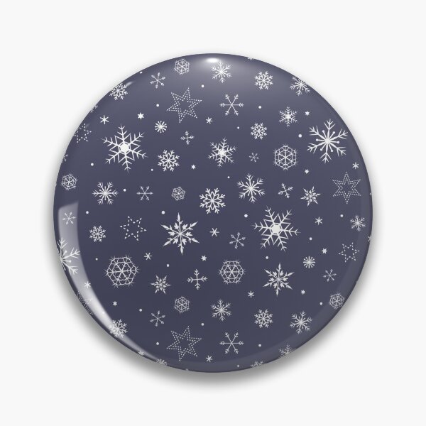 Item preview, Elegant White Snowflakes Pattern On Blue designed and sold by rustydoodle.