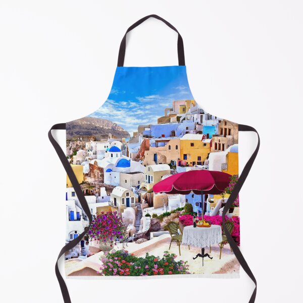 Item preview, Jigsaw Puzzle Oia Santorini Alfresco Greek Aegean islands 1000 piece Adults designed and sold by StickerArtwork.