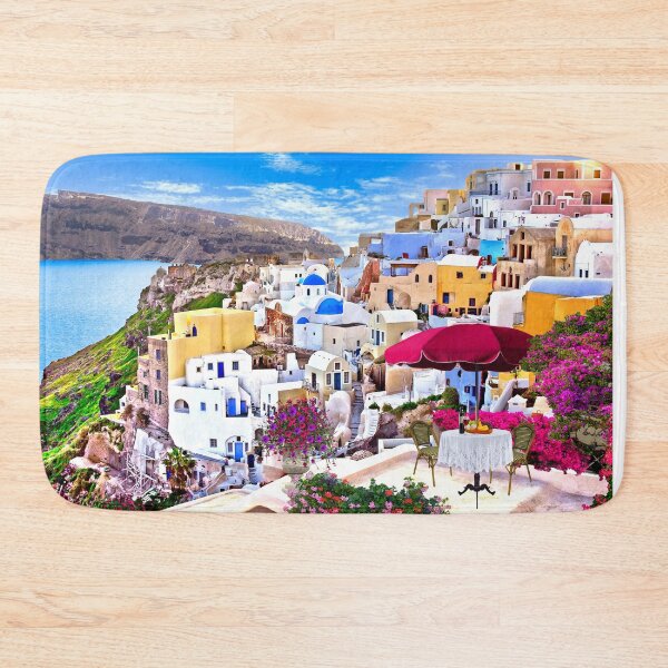 Item preview, Jigsaw Puzzle Oia Santorini Alfresco Greek Aegean islands 1000 piece Adults designed and sold by StickerArtwork.