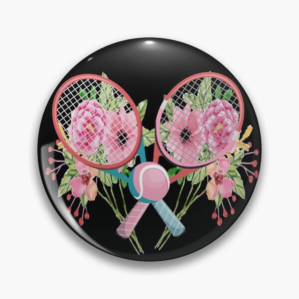 Item preview, floral tennis racquets designed and sold by PRINTED ..