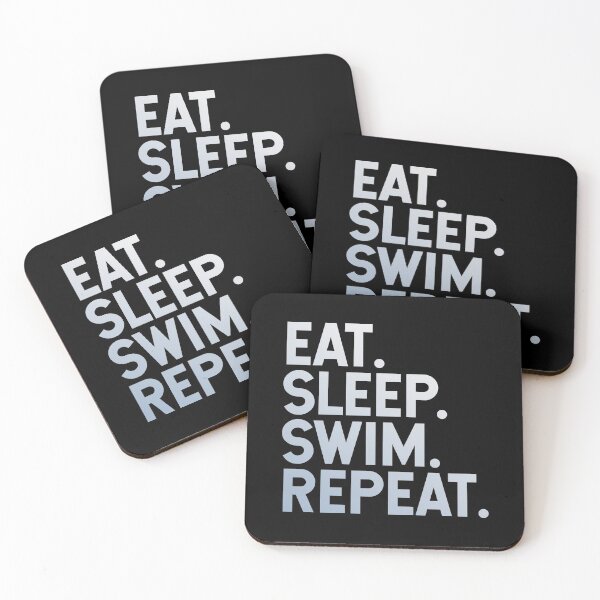 Item preview, Eat. Sleep. Swim. Repeat. | Swimming Lover designed and sold by Minimalwiz.