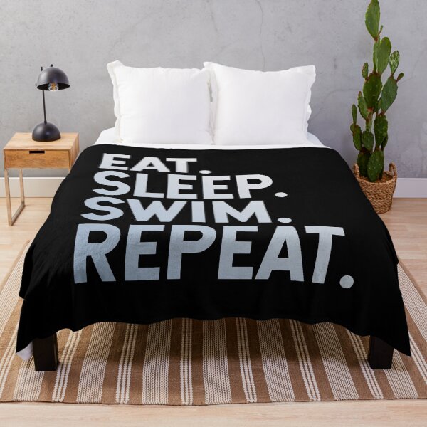 Item preview, Eat. Sleep. Swim. Repeat. | Swimming Lover designed and sold by Minimalwiz.