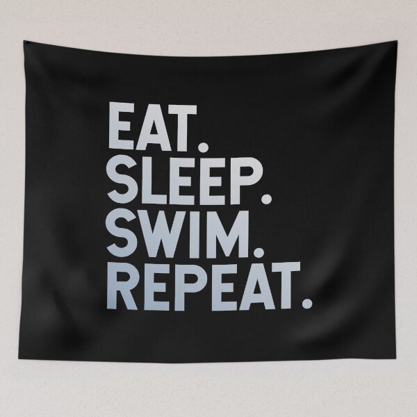 Item preview, Eat. Sleep. Swim. Repeat. | Swimming Lover designed and sold by Minimalwiz.