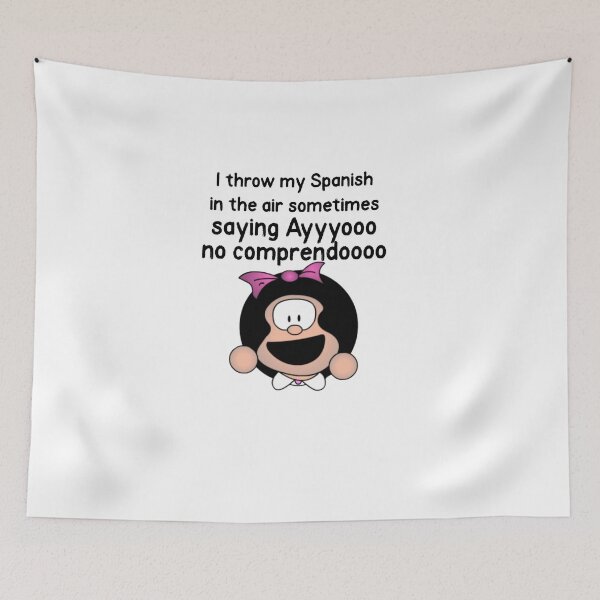 Item preview, I throw my Spanish in the air sometimes  designed and sold by Elena's Shop.