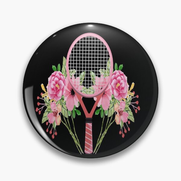 Item preview, floral tennis racquet designed and sold by PRINTED ..