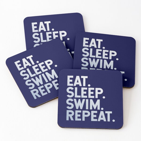 Item preview, Eat. Sleep. Swim. Repeat. | Swimming Lover designed and sold by Minimalwiz.