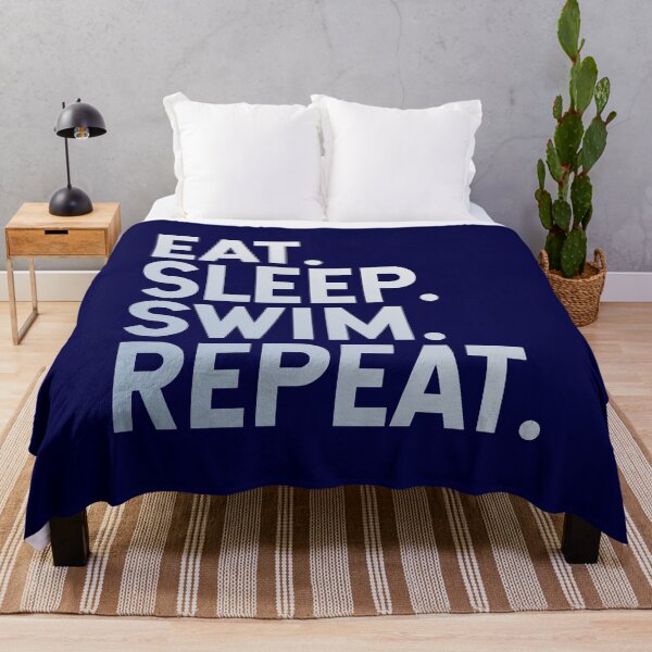 Item preview, Eat. Sleep. Swim. Repeat. | Swimming Lover designed and sold by Minimalwiz.