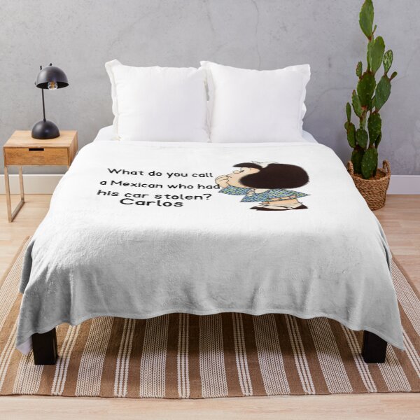 Item preview, What do you call a Mexican who had his car stolen? Carlos designed and sold by Elena's Shop.