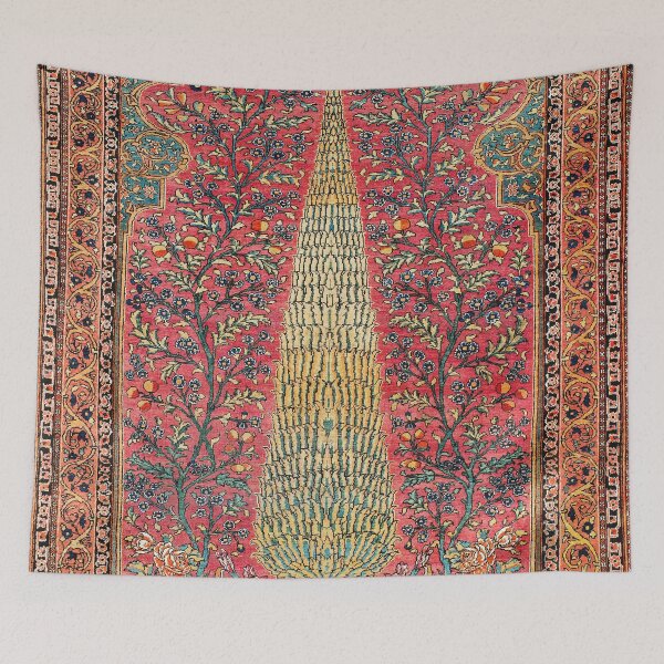 Item preview, Esfahan Persian Garden Carpet Print designed and sold by Vicky Brago-Mitchell®.