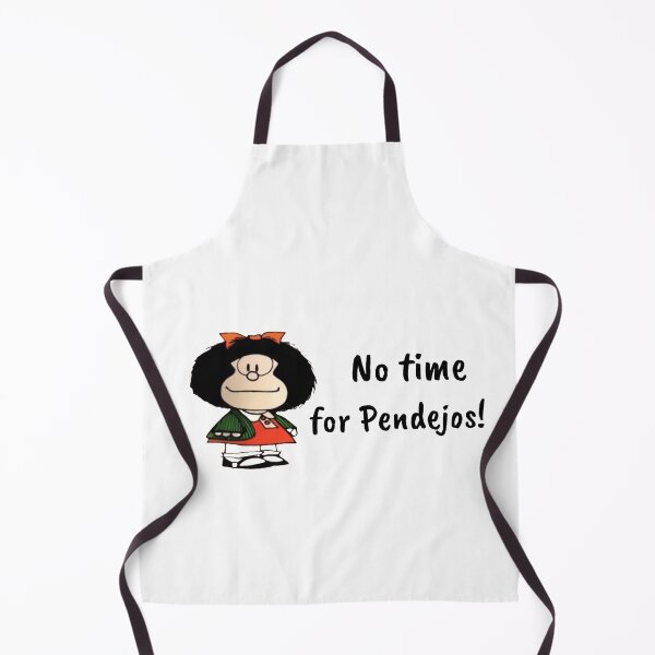 Item preview, No time for Pendejos funny Mafalda designed and sold by Elena's Shop.