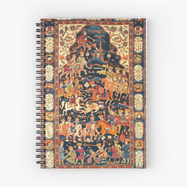 Item preview, Isphahan Pictorial Carpet Central Persian Rug Print designed and sold by Vicky Brago-Mitchell®.