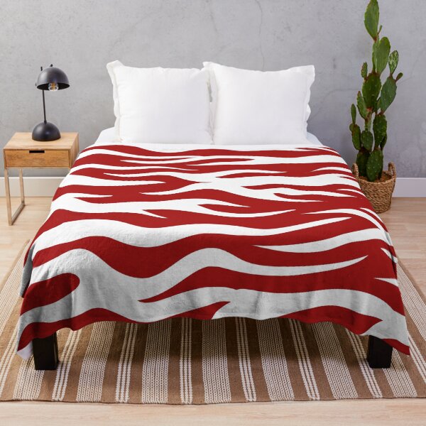Item preview, Animal print zebra pattern, red, wine color designed and sold by ArtBIU.