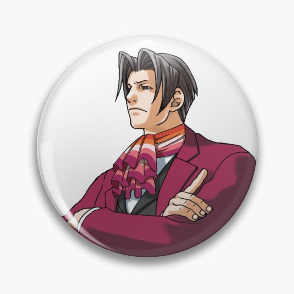 Item preview, Miles Edgeworth Lesbian Pride designed and sold by pissedonthemoon.